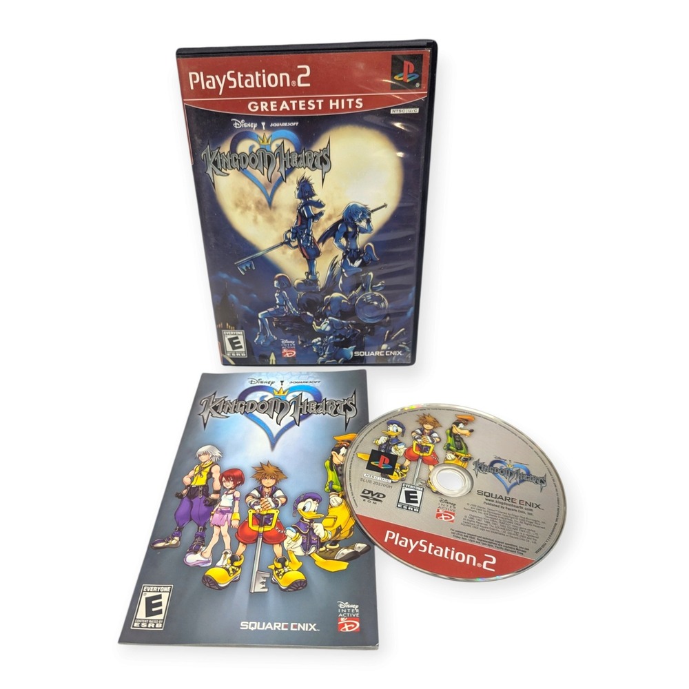 Kingdom Hearts Sony PlayStation 2 PS2 Greatest Hits Disney Square Enix RPG Game